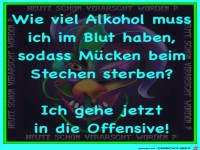 Wie viel Alkohol muss ich im Blut haben