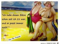 Bikini passt immer noch