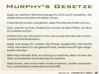Murphys Gesetze.........