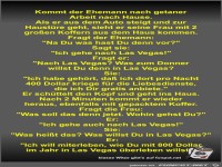 Kommt der Ehemann nach getaner Arbeit nach Hause