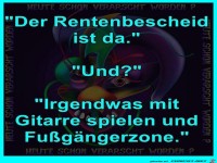 Der Rentenbescheid ist da