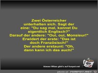 Zwei �sterreicher unterhalten sich