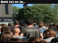 Sehr h�flich von ihm