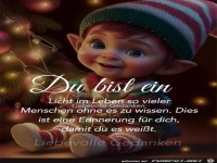 Du bist ein Licht im Leben