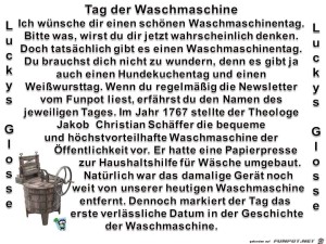 fun-Bild: Tag der Waschmaschine