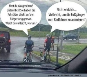 Radfahrer-auf-dem-Bürgersteig-gemalt.jpg auf www.funpot.net