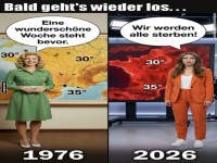 Damals Sonnenschein, heute Weltuntergang!