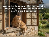 Wenn die Katze den Sommerblues hat