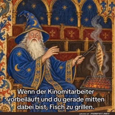 Zauberer-beim-heimlichen-Fisch-BBQ-im-Kino.jpg von Brandon