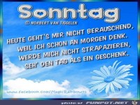 sonntag 