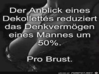 Denkvermgen eines Mannes......