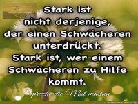 Stark sein