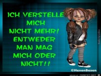 Verstelle mich nicht mehr