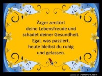Aerger zerstoert