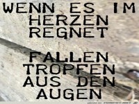 Wenn es im Herzen regnet