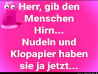 gib den Menschen Hirn