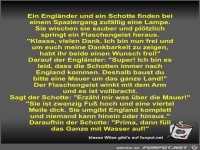 Ein Engländer und ein Schotte finden bei einem Spaziergang