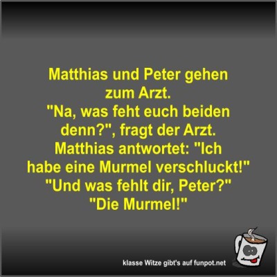 Matthias-und-Peter-gehen-zum-Arzt.jpg von Fossy