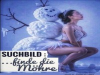 Schneemann sucht Karottenberaterin!