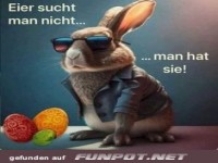 Cooler Hase chillt Ostern mit Style!