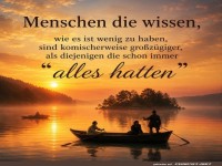 Kleine Boote, gro�e Weisheit