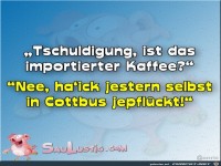 Ist das importierter Kaffee