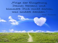 Folge deiner Eingebung