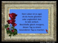 Dem Leben ist es egal