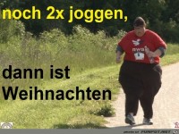 noch zweimal joggen
