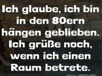 In den 80er hängengeblieben