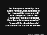 L�wen und Steaks Humor