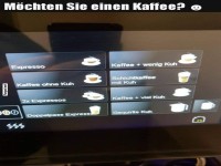 Kuh-ltiges Kaffee-Men�: Mit oder ohne Kuh?