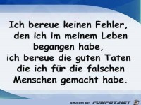 ich bereue keinen fehler