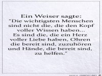 ein weiser sagte