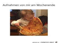 Gro�er Pizza-Hunger