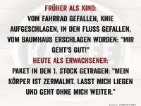 Fr�her vs. Heute: Ein Vergleich