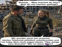 Unerwartetes Rendezvous im Kriegsgebiet