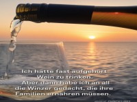 Wenn Wein zum Weltretten wird!