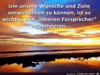 Um unsere Wuensche und Ziele