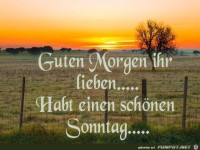 Habt einen schoenen Sonntag