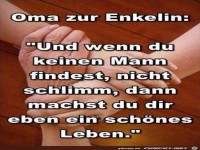 Oma zur Enkelin.....