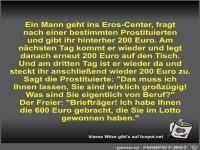 Ein Mann geht ins Eros-Center