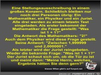 Eine Stellungsausschreibung in einem gro�en Konzern