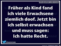 frueher als Kind