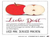 Liebe Diät lass uns Schluss machen