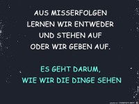 Aus Misserfolgen