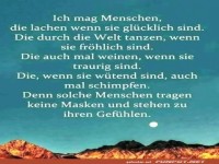 Ich mag Menschen ohne Masken