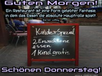 Kinder-Spezial-Angebot im Restaurant