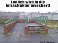 Treppenwitz der Architektur