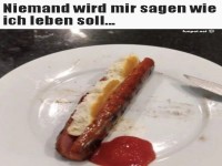 Hotdog mit Stilbruch